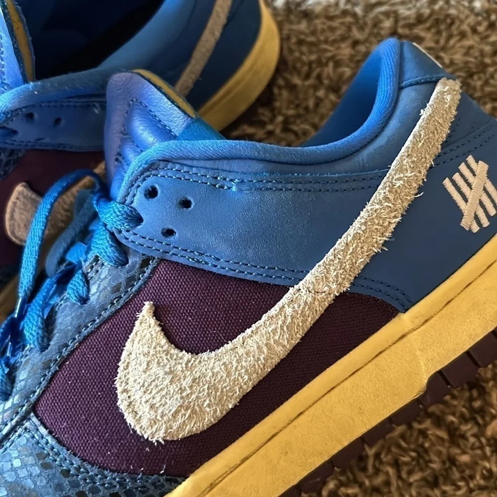 Nike Dunk Low Undefeated 5 On It Dunk vs. AF1 size 10.5